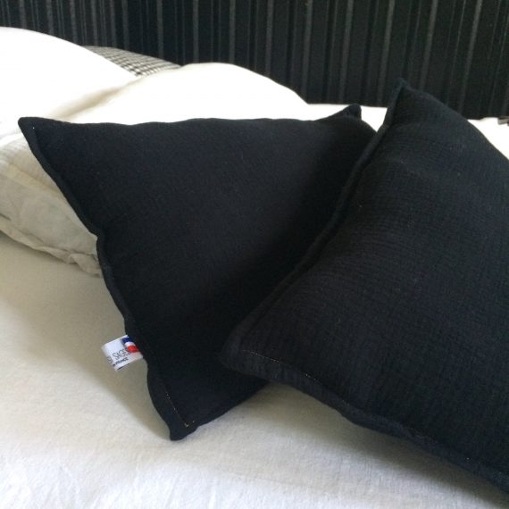 Coussin lange noir