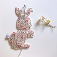 Veilleuse Lapine LIBERTY rose