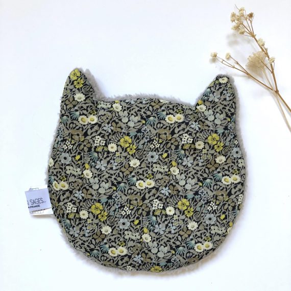 grand chat mixte dos gris de face