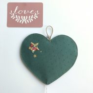 veilleuse coeur vert