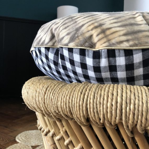 INDI Tie&dye vichy doré